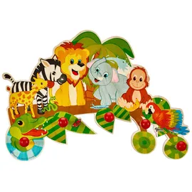 Hess Spielzeug Hess 30305 Garderobe Dschungel