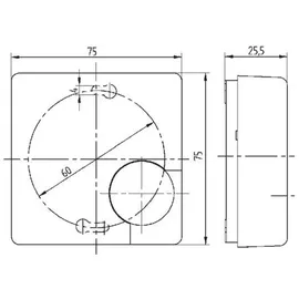 EBERLE RTR-E 6121 Raumthermostat 5-30°C 230V