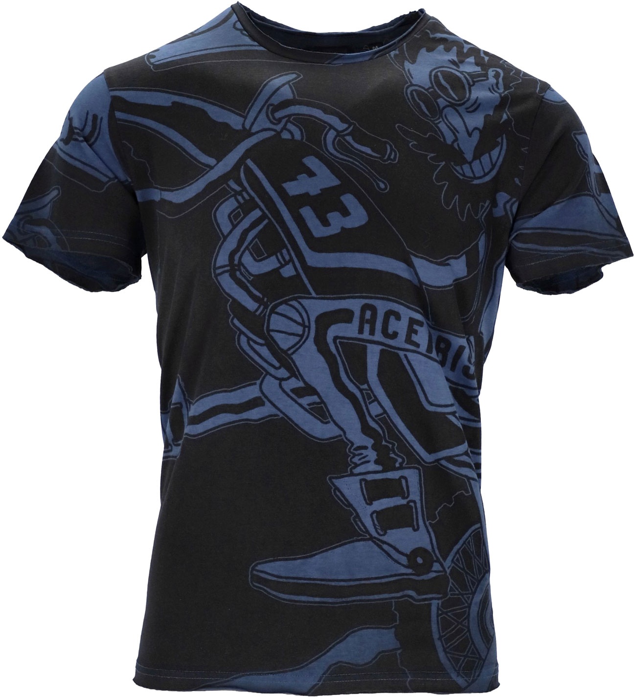 Acerbis SP Club Skill, T-Shirt - Blau/Schwarz - M