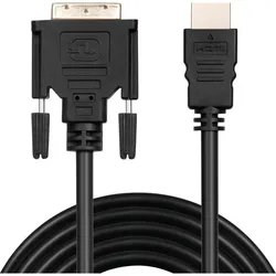 SANDBERG Monitorkabel DVI-HDMI, 2m