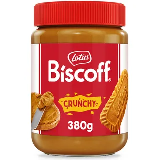 Lotus Biscoff | Süßer Brotaufstrich | Knusprig | Karamellisierter Keksgeschmack | Vegan | Nussfrei | Kein Zusatz von Aromen oder Farbstoffen | PET Glas | 380g