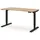 Assmann Electronic ASSMANN Schreibtisch Eiche Artisan, Schwarz, Metall, 140x127x70 cm, Arbeitszimmer, Schreibtische, Bürotische