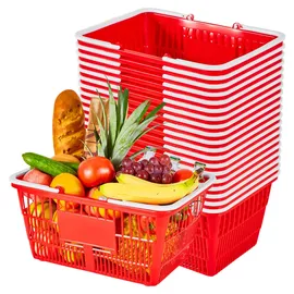 Vevor Einkaufskorb rot 21 L