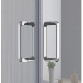 MIQU - 75 X 75 cm Duschkabine Eckeinstieg Duschwand Duschabtrennung Esg Glas