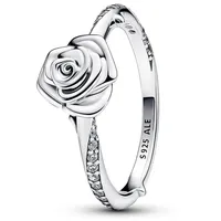 Pandora 193215C01 Damenring Blühende Rose Silber, 52/16,6