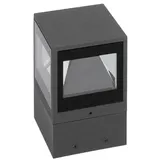 dotlux LED-Pollerleuchte Aluminium, Glas 20 cm 7,5/15 W inkl. LED-Lampe