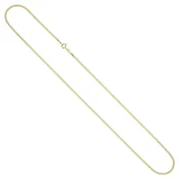 Schmuck Krone Goldkette 2,1mm Panzerkette aus 585 Gelbgold, 55cm, Gold 585 goldfarben