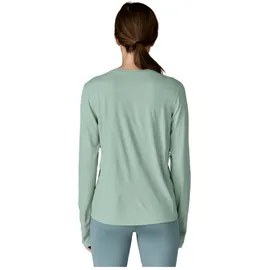 Patagonia Damen Longsleeve Cap Cool Sun Light Thin Ice - M