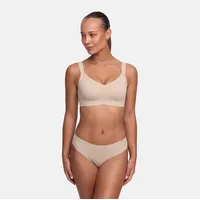 cfab BH Damen Ohne Bügel Push Up Nahtlos Herausnehmbare Pads - S