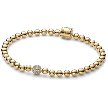Pandora Signature Armband gold Metall, vergoldet 568342C01-21 Größe 21