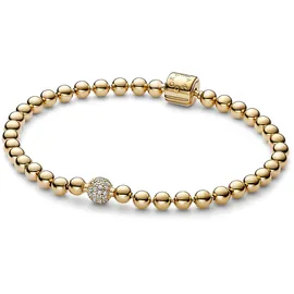 Pandora Signature Armband gold Metall, vergoldet 568342C01-21 Größe 21