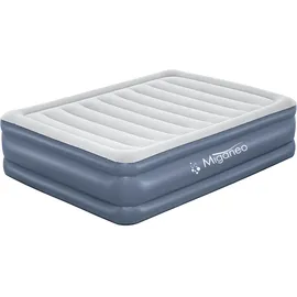 Miganeo Luftbett 203 x 152 x 51 cm Deluxe | mit integrierter Elektropumpe