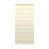 vidaXL Plissee Creme 60x150 cm Stoffbreite 59,4 cm Polyester