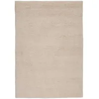 rug n' roll Wollteppich Luxus Berber double, strapazierfähig, pflegeleicht, Rechteckig weiß 120 cm x 180 cm