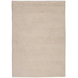 rug n' roll Wollteppich Luxus Berber double, strapazierfähig, pflegeleicht, Rechteckig weiß 120 cm x 180 cm