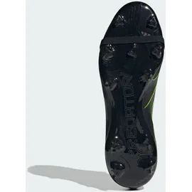 adidas Predator League Fold-Over Tongue FG/MG - Core black/carbon/lucid Lemon 46