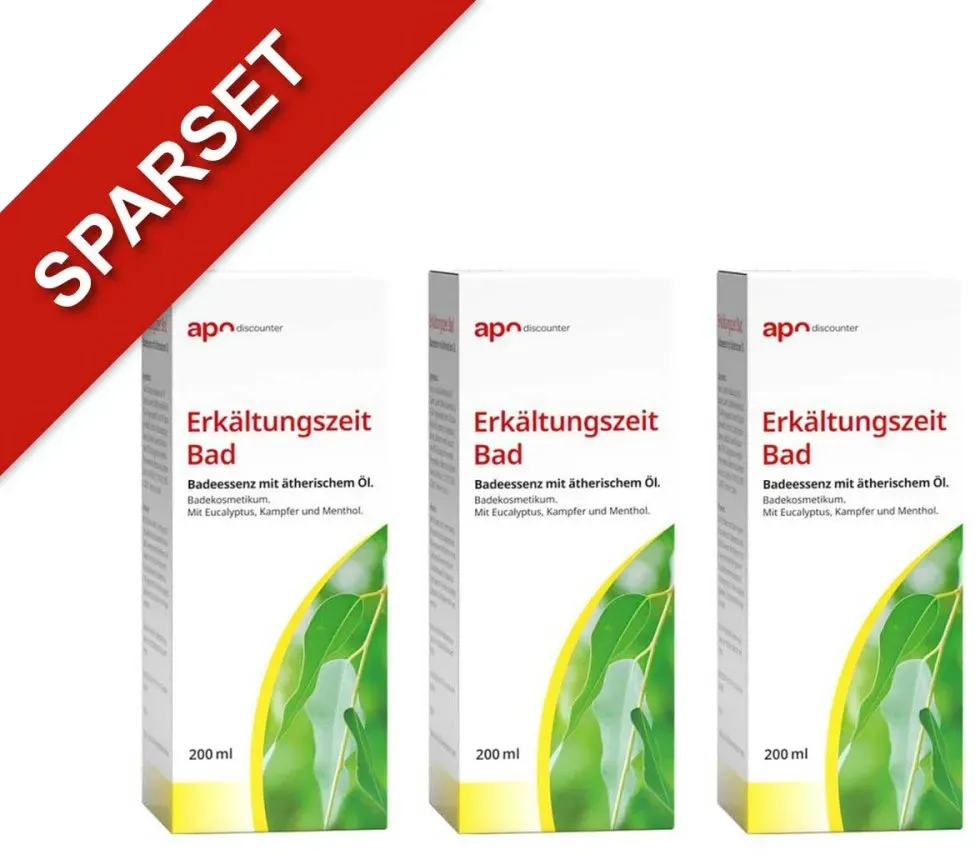 Erkältungszeit Bad von apodiscounter