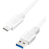 Logilink CU0177 USB Kabel 3 m USB 3.2 Gen 2 (3.1 Gen 2) USB A USB C Weiß