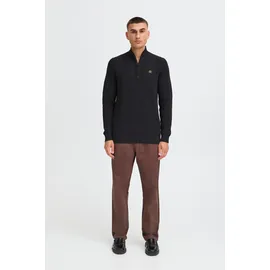 !Solid Troyer SDRicardo", Herren, Gr. XXL, grau (dunkelgrau melange), Obermaterial: 70% Baumwolle CO recyc.. 30% Polyester Pol. recyc.., Pullover Troyer