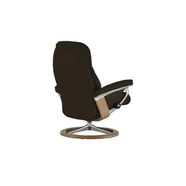 Stressless Relaxsessel Leder 79 x 103 x 73 cm Braun mit Hocker