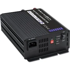 Qoltec Monolith-Ladegerät für LiFePO4 AGM GEL Sla-batterien 20 A 12 V