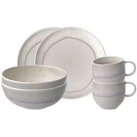 Villeroy & Boch Perlemor Sand Frühstücks-Set 6-tlg. beige