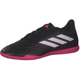 adidas Herren Copa Pure.4 IN Sneaker, core Black/Zero met./Team Shock pink 2, 40