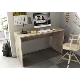 Home Affaire Schreibtisch HOME AFFAIRE "AGAPI", braun (eiche grand natural, eiche grand natural, eiche grand natural), B:130cm H:75cm T:50cm, Tische, Schreibtisch, Breite 130, Computertisch im modernen Design & viel Arbeitsfläche