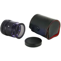 Ideal Tek LE.003UV.ITU 10X Lupe mit mm-Skala, 8 UV LED Handlupe mit LED-Beleuchtung Vergrößerungsfaktor: 10 x Linsengröße: (Ø) 30 mm Schwarz