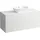 Laufen LANI Schubladenelement, 1 Ausschnitt mittig, 1180x495x525mm, H4043311122601, Farbe: Weiß matt