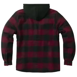 West Coast Choppers Hell Bent Flannel Jacke Rot/Schwarz S