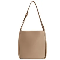 Freds Bruder FredsBruder Bestie Schultertasche Leder 28 cm grau