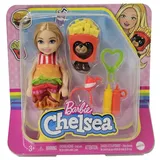 Barbie Chelsea im Burger-Kostüm soritert