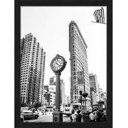 ANY IMAGE Digitaldruck »Manhattan, New York«, Rahmen: Buchenholz, Schwarz