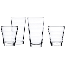 LEONARDO Gläser-Set »Onda«, (Set, 12 tlg.), je 6 kleine und große Becher, farblos