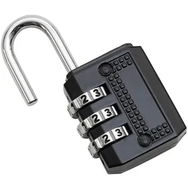 HMF 3506-02 Vorhängeschloss, 3er Zahlenkombination, 3 x 1 cm