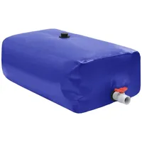VidaXL Wassertank mit Wasserhahn Faltbar 500 L PVC