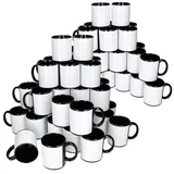 Mambocat Kaffeetasse 0,3 l Schwarz 72 St.
