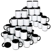 Mambocat Kaffeetasse 0,3 l Schwarz 72 St.