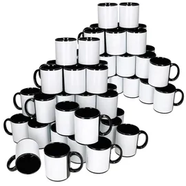 Mambocat Kaffeetasse 0,3 l Schwarz 72 St.