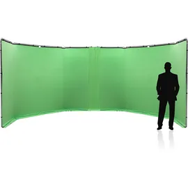 Manfrotto Panoramic Background Connection Kit2.3 (Chromakey Grün) #7945,