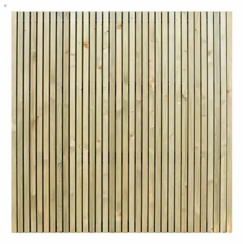 Elephant Sichtschutz Stripes Black, Fichte imprägniert grün 179x179cm