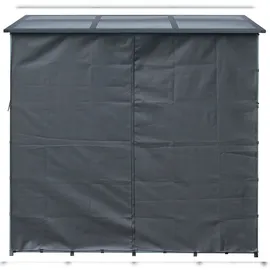 CLP Abdeckplane Ruston 130 x 185 x 1 cm Schwarz