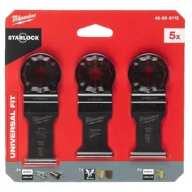 Milwaukee MULTITOOL Holz- & Metallklingen-Zubehör-Set X5-tlg.