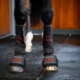 Horseware LED Red Light Therapy Gamasche Größe:Full Left Farbe:Schwarz