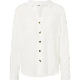 Only ONLYASMIN Hemdbluse Weiß M