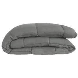 poyet motte made in france Poyet Motte Calgary Bettbezug Polyester Stahl/Silber, Polyester, Acier/Argent, 260x240x1 cm