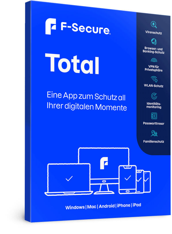 F-Secure Total  ; 3 Geräte 2 Jahre