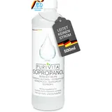 PURIVITA® Isopropanol 99,9% [500ML] - Reinigungsalkohol Isopropanol - Reiner Alk