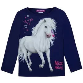 Miss Melody Mädchen Langarmshirt 76041 blau, Größe 116, 6 Jahre - 116